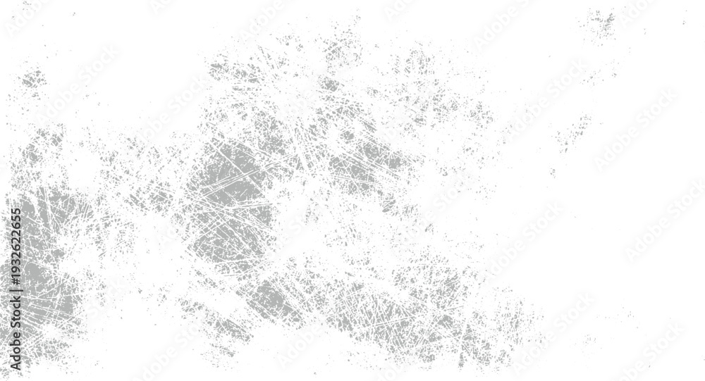 Obraz premium White surface with dense grey scratches and speckles creating a distressed texture grunge