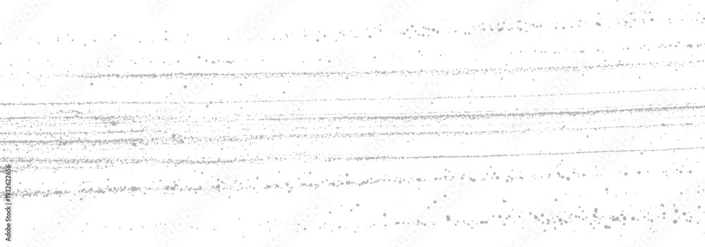 Fototapeta premium Scattered grey dots and lines on a white background abstract texture pattern