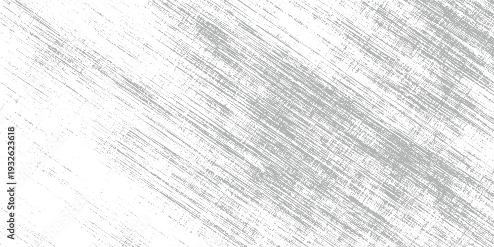 Obraz premium Gray distressed diagonal scratch texture on white background