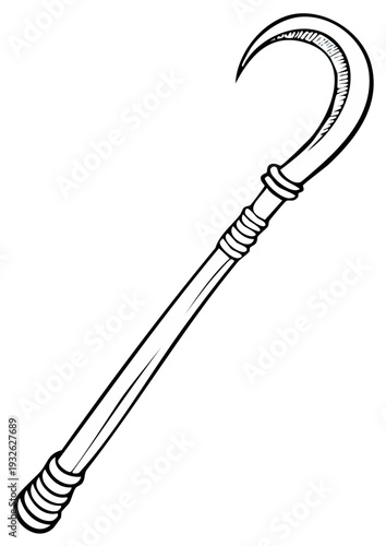 Ancient Egyptian Crook and Flail Symbol of Authority Pharaoh Regal Scepter