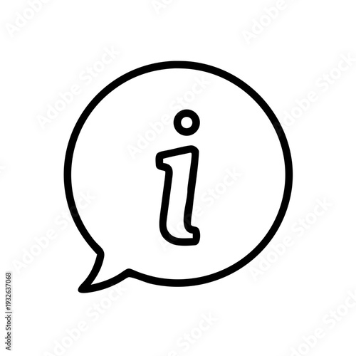 Information icon faq help support bubble speech symbol sign graphic vector illustration design element