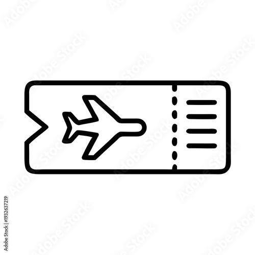 Airplane ticket boarding pass flight travel airline journey vacation trip transportation 
