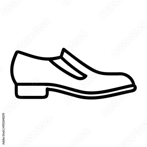 Elegant men's dress shoes vector illustration for fashion footwear and formal wear design projects and art