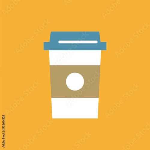 カフェのドリンクカップアイコン