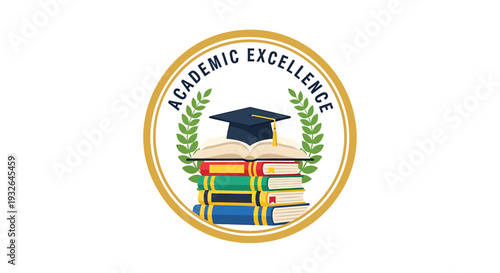 Vector academic excellence logo