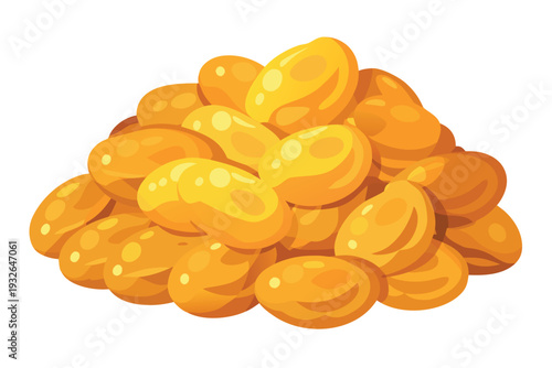A side view of a healthy pile of sweet golden raisins