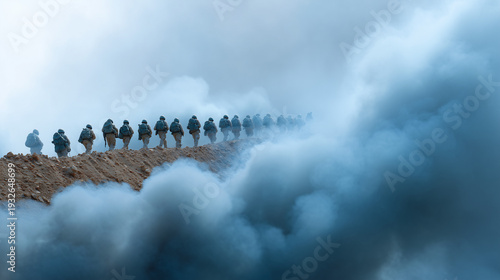 Marching Troops in Smoke: A...