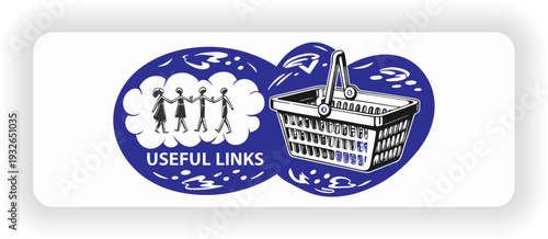 Useful Links Icon: A stylized icon showcases the concept of interconnectedness, collaboration, and a curated selection of resources, symbolizing a gateway to helpful information.