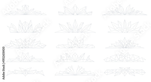 Minimal line style abstract decorative pattern vector illustration composed of repeated light ornamental elements subtle shapes and clean spacing designed for background textures packaging branding st