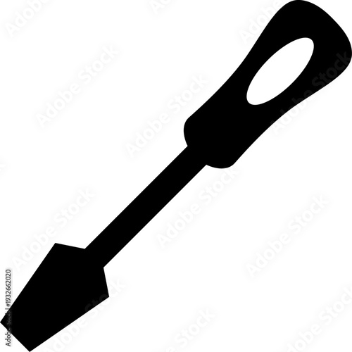 screw driver icon isolated on white
