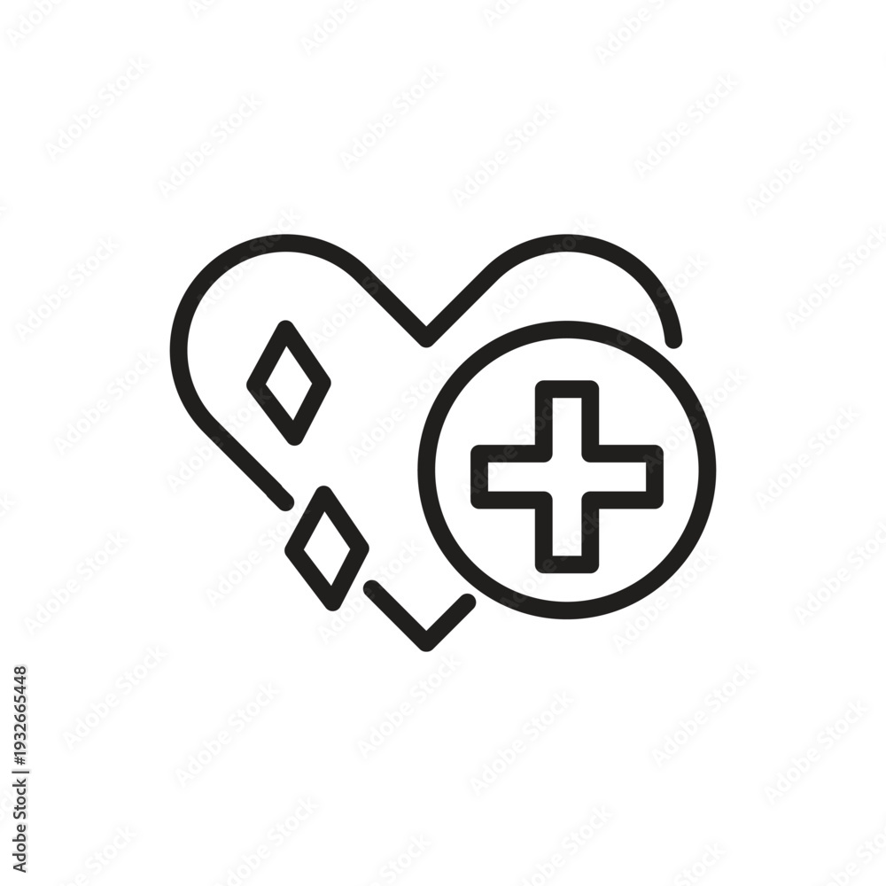 Fototapeta premium Medical Charity Icon