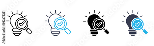 Company Branding icon multiple style vector illustration