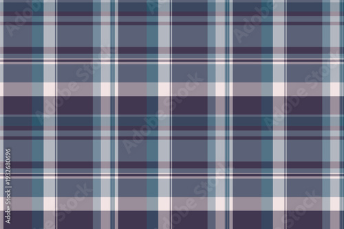 Grid textile vector fabric, household seamless plaid check. Tape tartan background pattern texture in pastel and violet colors.
