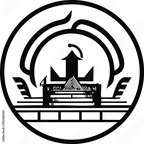 Adobe Illustrator Vectorizing Isaac’s Well – Nature’s Harmony Vector IllustrationArtwork