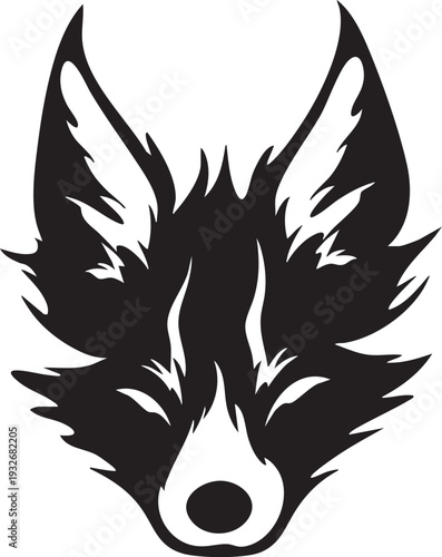 Adobe Illustrator ArtwoClassy Black and White Fox Logo Vector – Elegant Branding Designrk