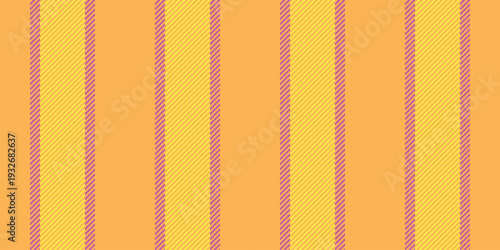 Aackaging pattern fabric vertical, aged textile stripe seamless. Sexico lines background texture vector in orange and yellow colors.