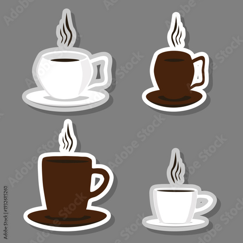 various sweet tasty natural coffee