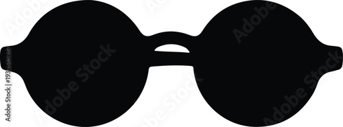sunglasses icon with dark lenses