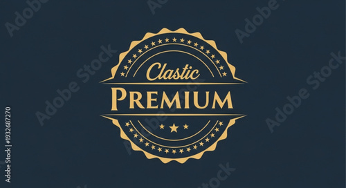 Clastic Premium Badge - A Symbol of Quality and Excellence in Design.