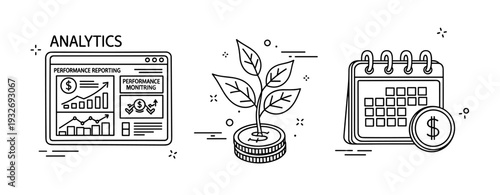 Financial growth: analytics, profit tracking, and investment planning