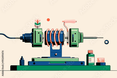 Exploded View of Custom Mechanical Switch
