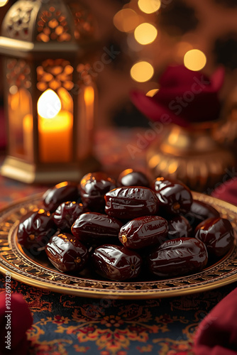 Ramadan Lantern and Dates