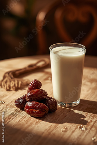 Dates and Milk Iftar Moment