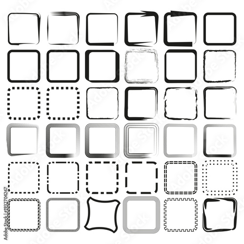 Professional square collection. Significant border borders. Magnificent frame Vector. Sophisticated template templates.