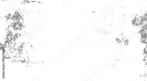 Gray speckle texture on white background. Irregular abstract pattern of dots and splotches grunge distressed