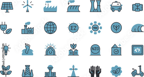 Energy, sustainability, renewable, environment, conservation, solar, wind, hydro, nuclear, electric vehicle, battery, eco, globe, footprint, recycling, efficiency, pollution, factory, plant