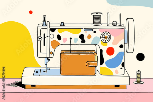 Minimal Leathercraft Stitching Pony with Wallet