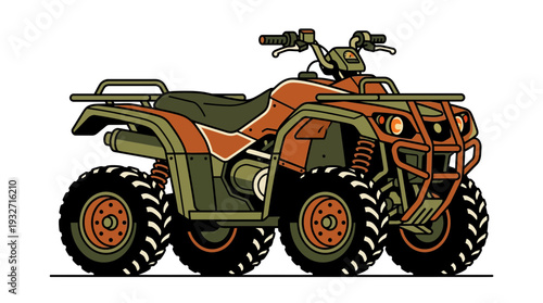 All-terrain vehicle illustration