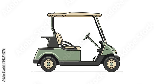 Golf Cart Illustration