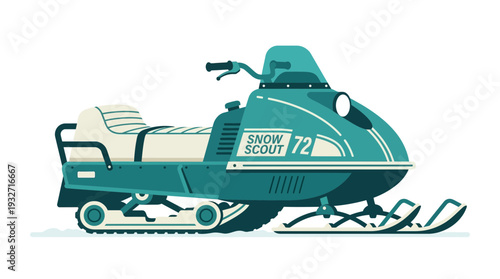 Retro Snowmobile