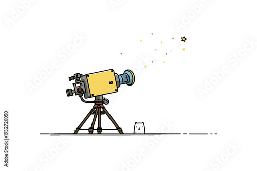 Polar-Aligned Star Tracker Camera Setup