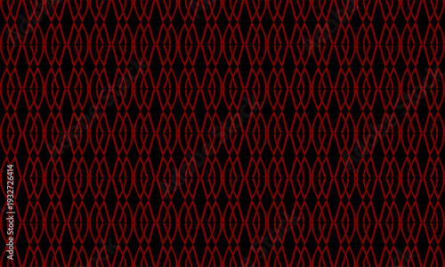 Black and red plaid fabric texture, diamond checkerboard repeat pattern, replete image, design for fabric printing, rhombus grid net