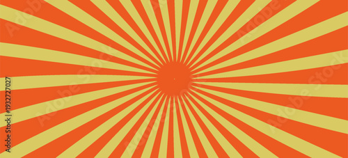 Abstract sunny sky. Bright and warm light.Sunny orange summer background