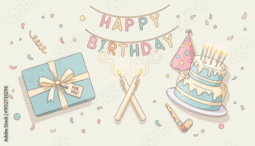 A group of cherubs flying together.