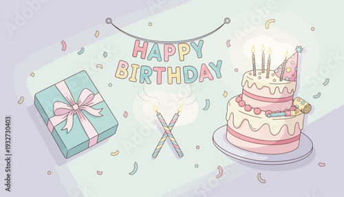 A group of cherubs flying together.