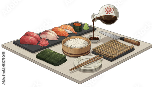 A group of cherubs flying together.