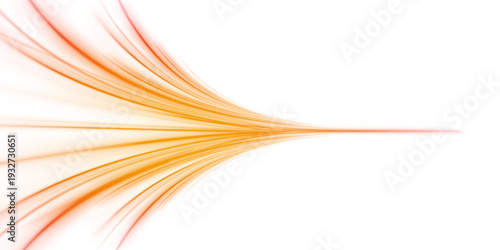 Orange and magenta neon streaks explode outward from the center, creating a burst of speed. Radiant particles enhance the dynamic effect. Great for energetic advertising.