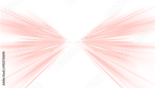 Pink and violet glowing trails sweep forward in layered motion, creating depth and speed. The radiant gradients intensify the futuristic mood. Perfect for digital art backgrounds.