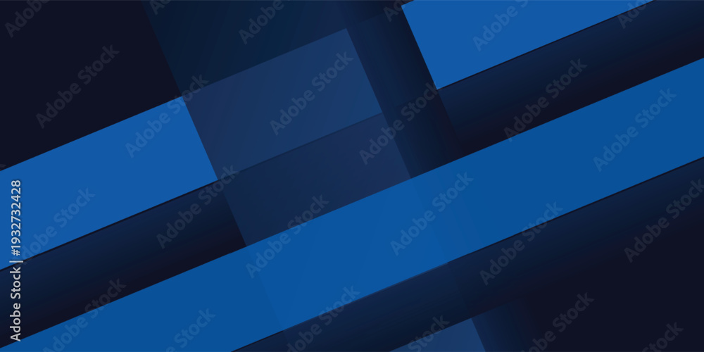 Fototapeta premium Blue black abstract background geometry shine and layer element vector for presentation design, party, festive, seminar, and talks,modern,design,art