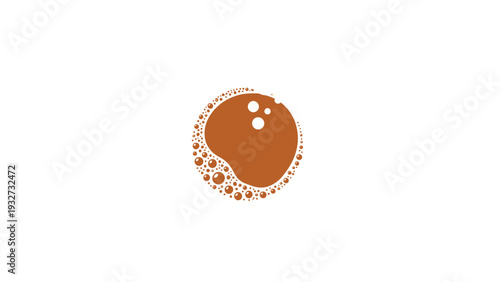 Chocolate Truffle with Decorative Sprinkles on Top.