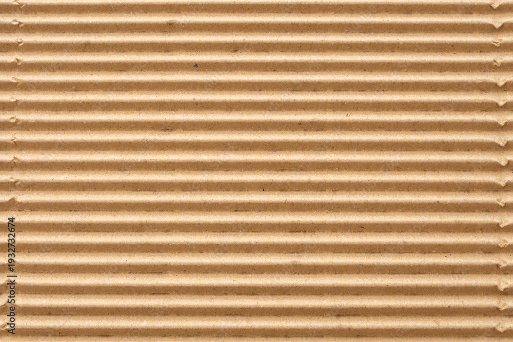 Obraz premium brown corrugated cardboard texture background