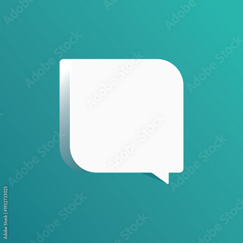 Speech bubble blank frame, text quote box, message