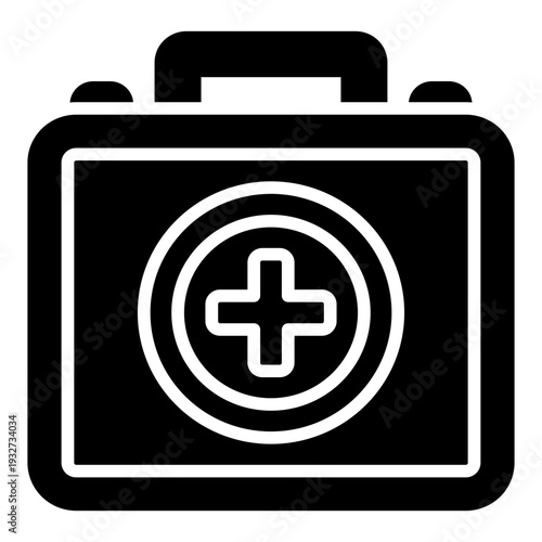 Medical Kit Football Soccer Glyph Icon