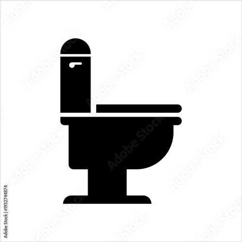 Western Seat Toilet Bowl Icon