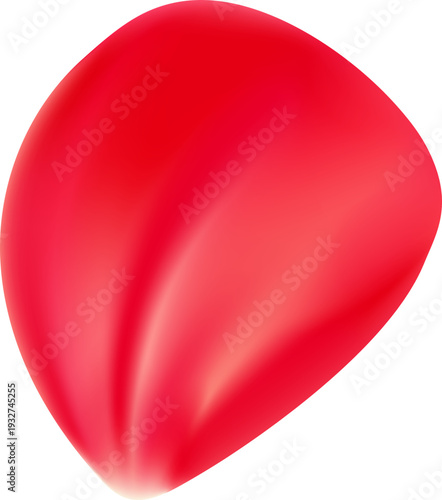 Tender spring red coral flower flow. Aroma of cherry blossoms. Floral air vortex. Magic spring dust petals splash. Design for gift, card, package. Vector illustration.