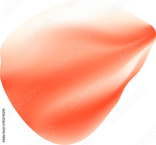 Tender spring red coral flower flow. Aroma of cherry blossoms. Floral air vortex. Magic spring dust petals splash. Design for gift, card, package. Vector illustration.